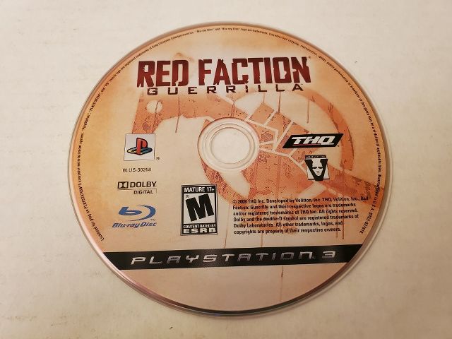 Sony Playstation 3 Red Faction Guerrilla video game