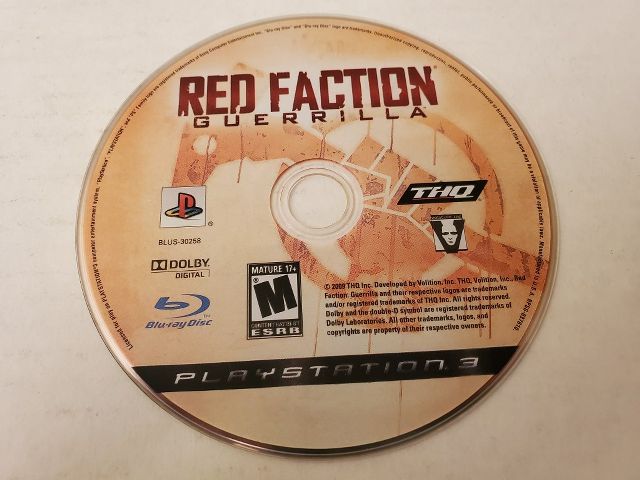 Sony Playstation 3 Red Faction Guerrilla video game