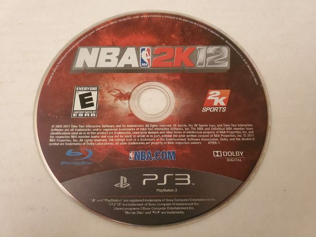 Sony Playstation 3 NBA 2K12 video game