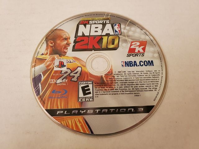 Sony Playstation 3 NBA 2K10 video game