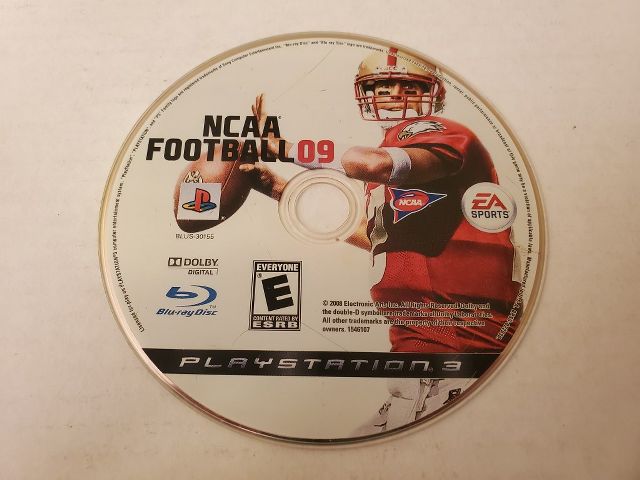 Sony Playstation 3 NCAA Football 09 video game
