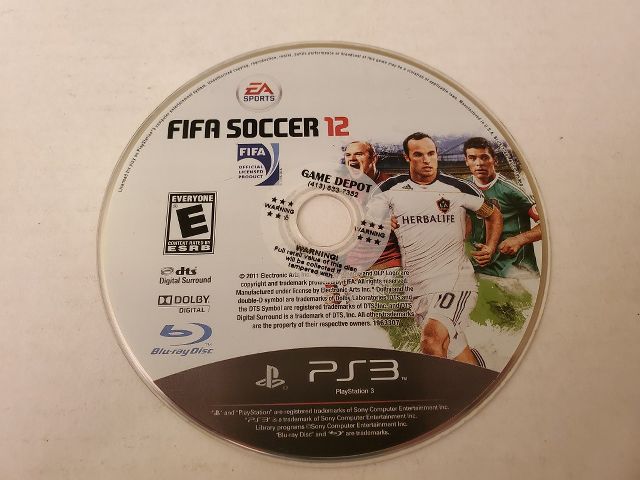 Sony Playstation 3 FIFA Soccer 12 video game