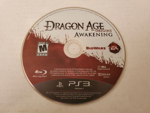 Sony Playstation 3 Dragon Age Origins Awakening video game