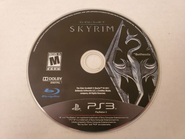 Sony Playstation 3 Skyrim The Elder Scrolls V video game