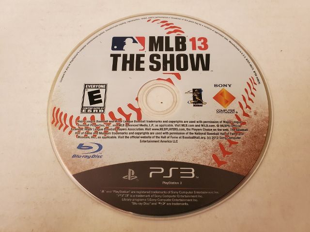 Sony Playstation 3 MLB 13 The Show video game
