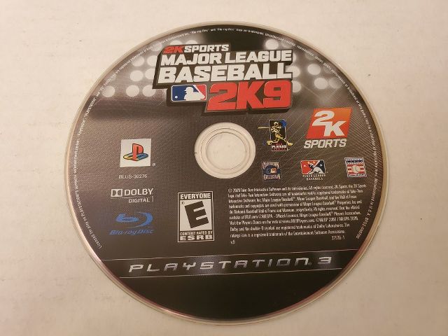 Sony Playstation 3 Major League Baseball 2K9 video game