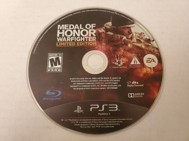 Sony Playstation 3 Medal of Honor Warfighter Limited Edition video game