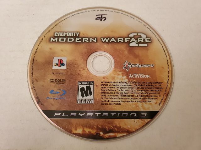 Sony Playstation 3 Call of Duty Modern Warfare 2 video game