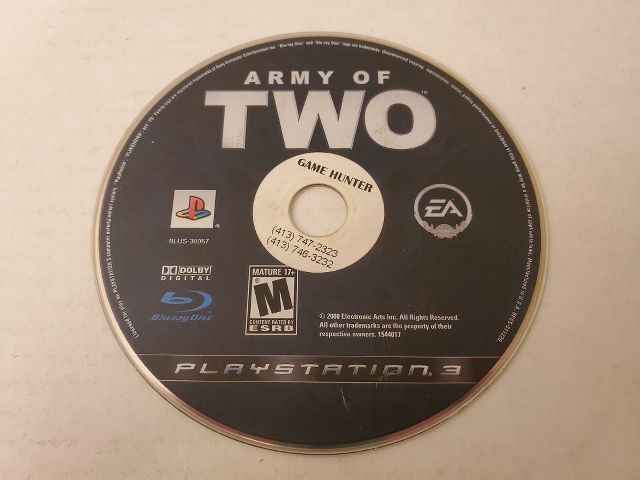Sony Playstation 3 Army of Two video game