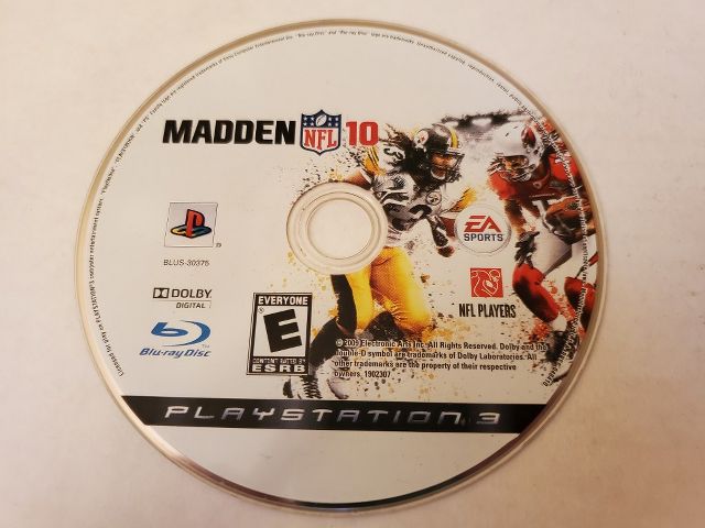 Sony Playstation 3 Madden 10 video game