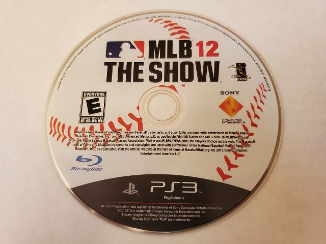 Sony Playstation 3 MLB 12 The Show video game
