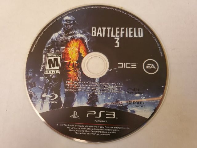 Sony Playstation 3 Battlefield 3 video game