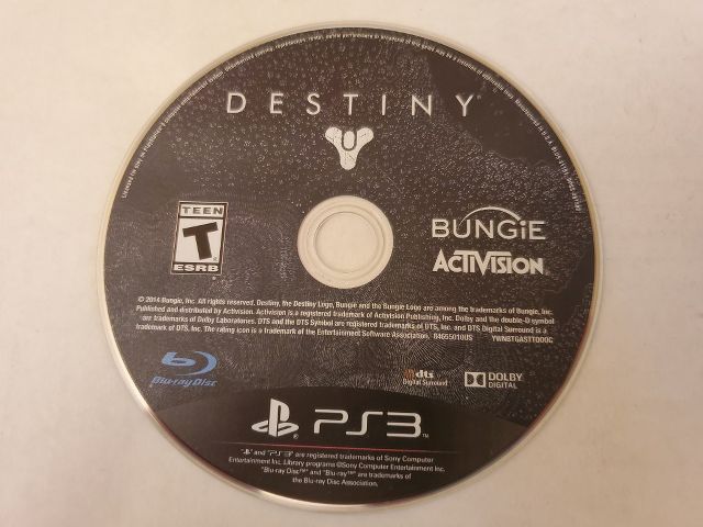 Sony Playstation 3 Destiny video game