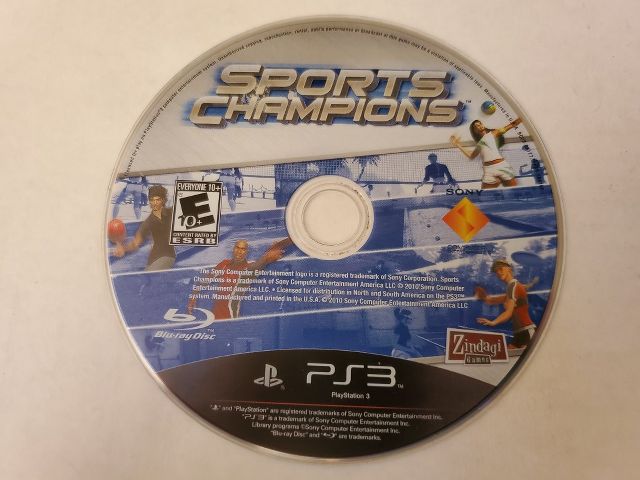 Sony Playstation 3 Sports Champions video game