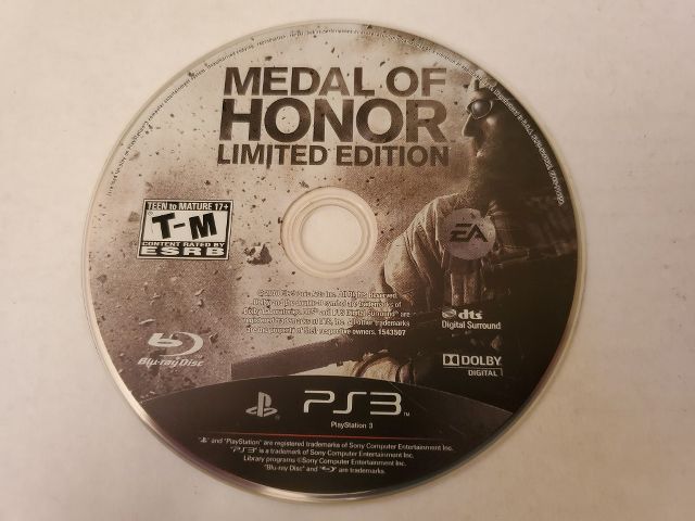 Sony Playstation 3 Medal of Honor Limited Edition video game