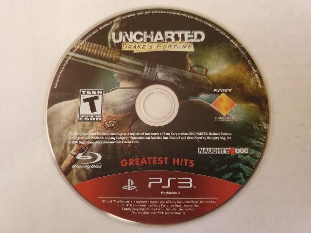 Sony Playstation 3 Uncharted Drake's Fortune video game