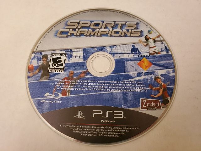 Sony Playstation 3 Sports Champions video game