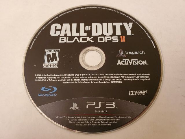 Sony Playstation 3 Call of Duty Black Ops II video game