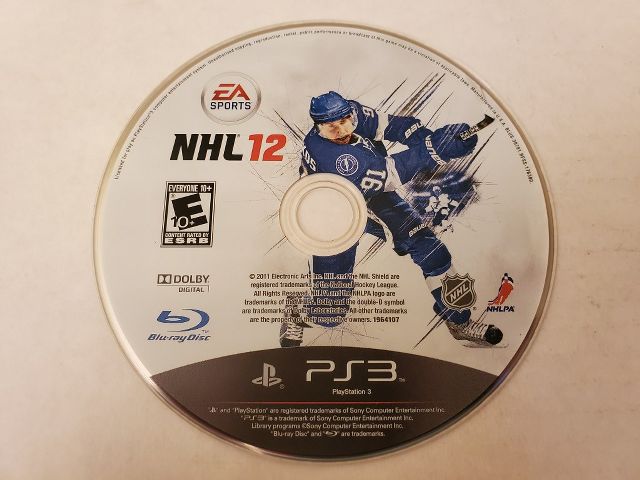 Sony Playstation 3 NHL 12 video game