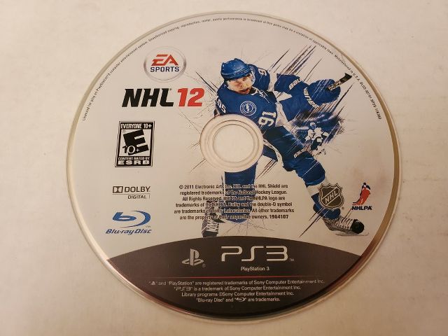 Sony Playstation 3 NHL 12 video game