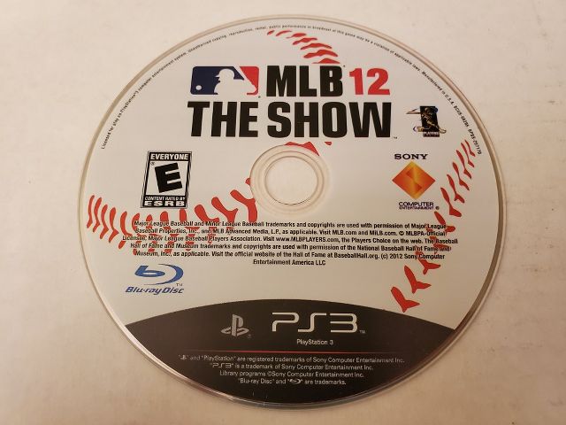 Sony Playstation 3 MLB 12 The Show video game
