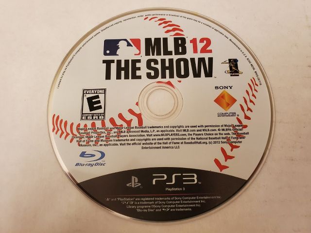 Sony Playstation 3 MLB 12 The Show video game