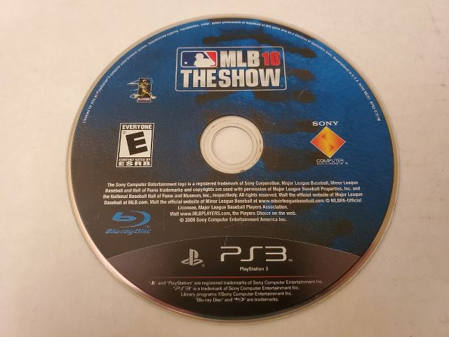 Sony Playstation 3 MLB 10 The Show video game