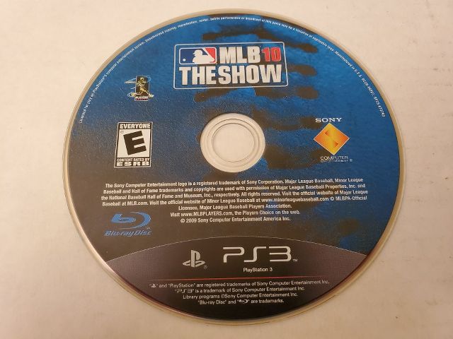 Sony Playstation 3 MLB 10 The Show video game