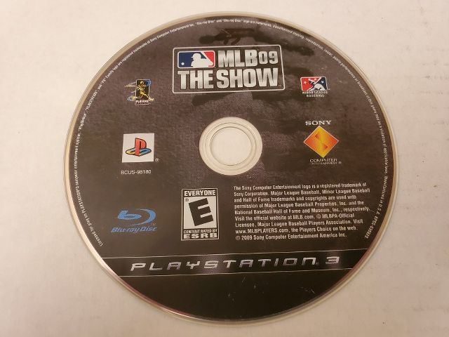 Sony Playstation 3 MLB 09 The Show video game