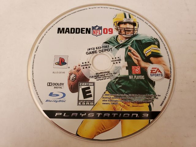 Sony Playstation 3 Madden 09 video game