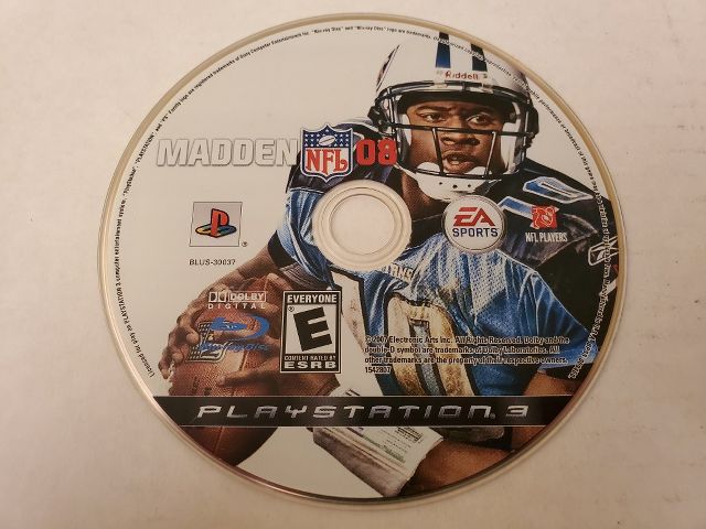 Sony Playstation 3 Madden 08 video game