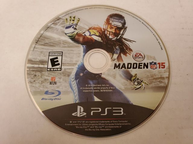 Sony Playstation 3 Madden 15 video game