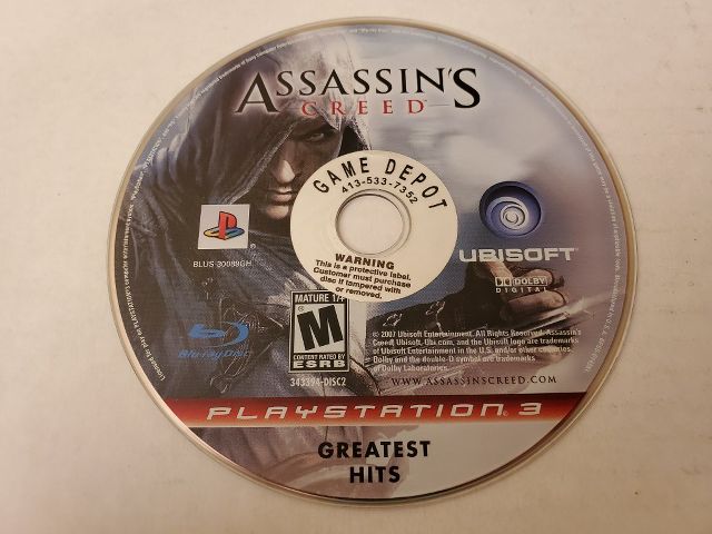 Sony Playstation 3 Assassin's Creed video game