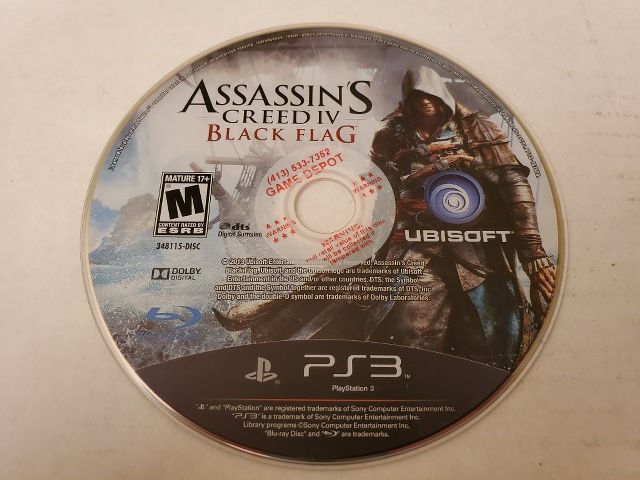 Sony Playstation 3 Assassin's Creed IV Black Flag video game