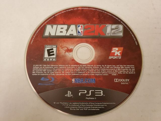 Sony Playstation 3 NBA 2K12 video game