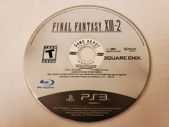 Sony Playstation 3 Final Fantasy XIII-2 video game