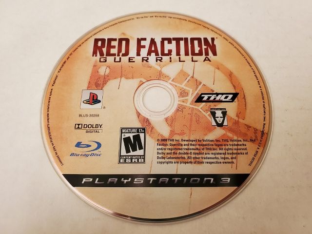 Sony Playstation 3 Red Faction Guerrilla video game