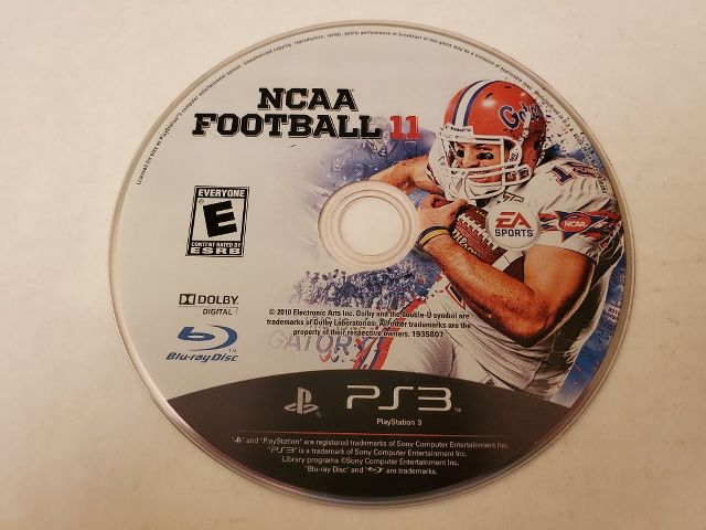 Sony Playstation 3 NCAA Football 11 video game