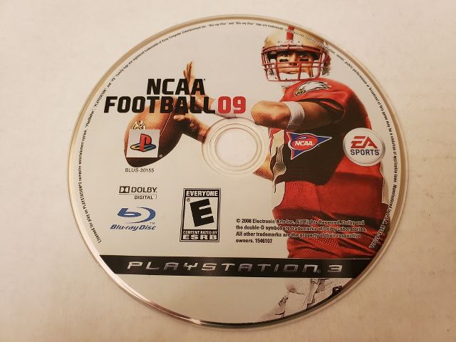 Sony Playstation 3 NCAA Football 09 video game
