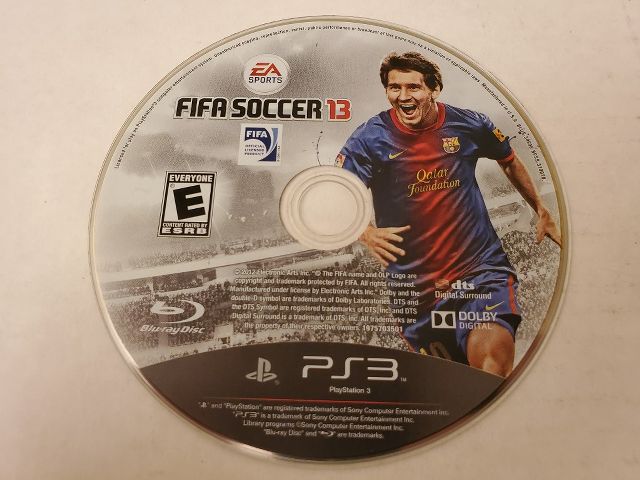 Sony Playstation 3 FIFA Soccer 13 video game