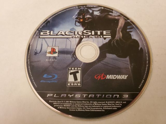 Sony Playstation 3 Blacksite Area 51 video game