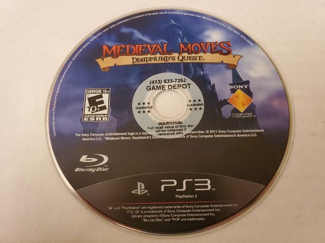 Sony Playstation 3 Medieval Moves Deadmund's Quest video game