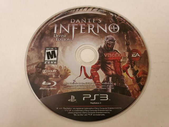 Sony Playstation 3 Dante's Inferno Divine Edition video game