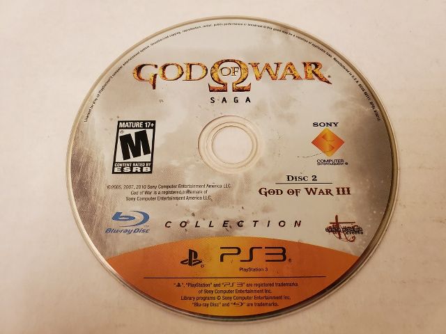 Sony Playstation 3 God of War Saga video game