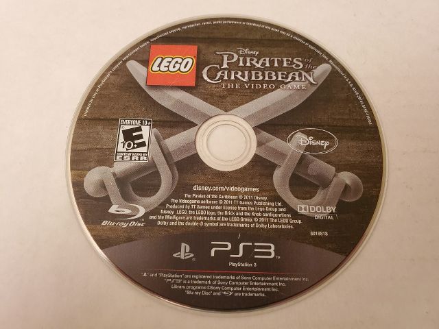 Sony Playstation 3 LEGO Pirates of the Caribbean The Video Game video game