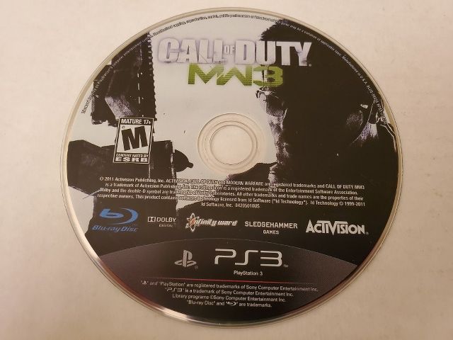 Sony Playstation 3 Call of Duty Modern Warfare 3 MW3 video game