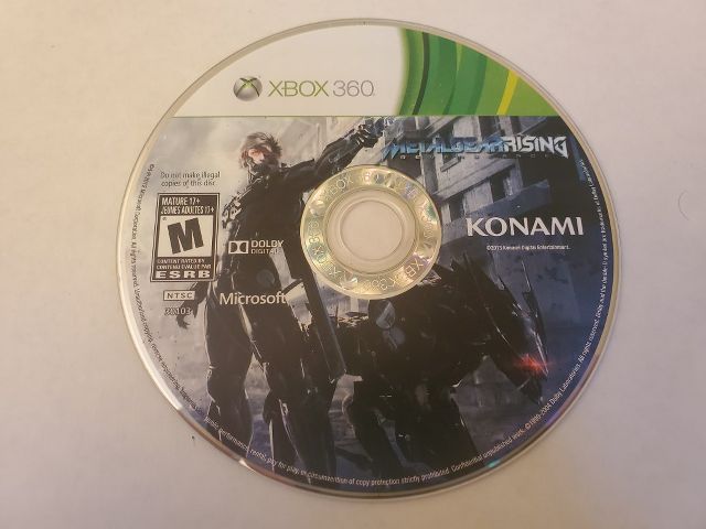Microsoft Xbox 360 Metal Gear Rising video game