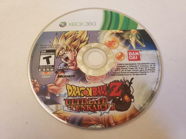 Microsoft Xbox 360 Dragonball Z Ultimate Tenkaichi video game