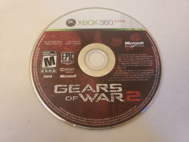Microsoft Xbox 360 Gears of War 2 video game
