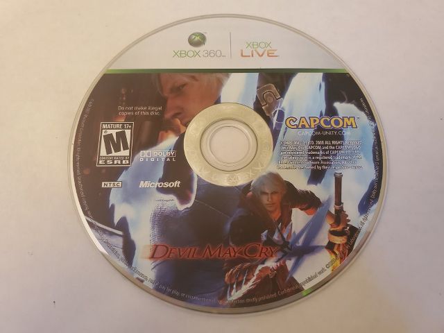 Microsoft Xbox 360 Devil May Cry video game